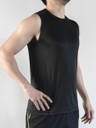 Musculosa Loose Negra Ultra Light/Dry