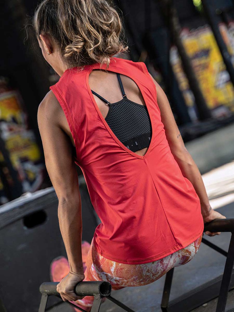 Musculosa Slide Espalda Abierta