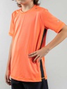 Remera Kids Dry Stretch Naranja Combinada