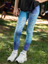 Legging  Niña Estampado Celeste