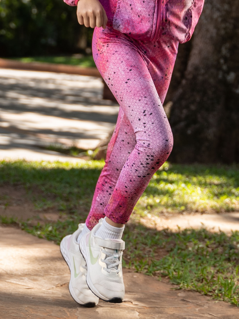 Legging  Niña Estampado Rosa