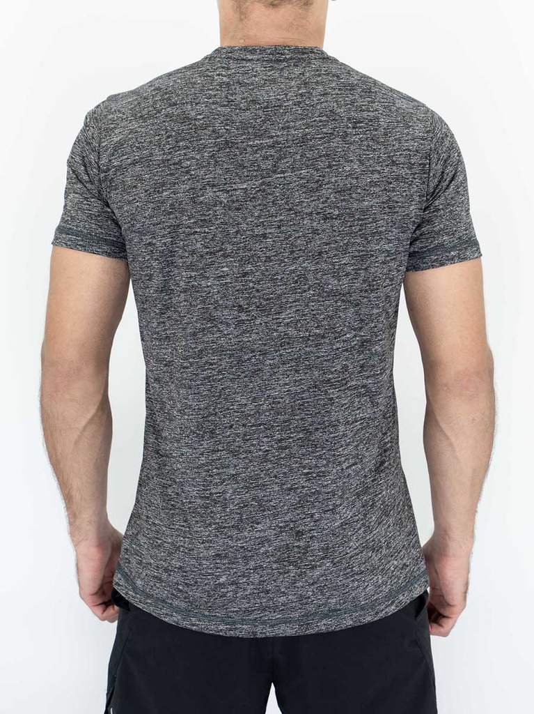 Remera Regular DRY Melange Gris