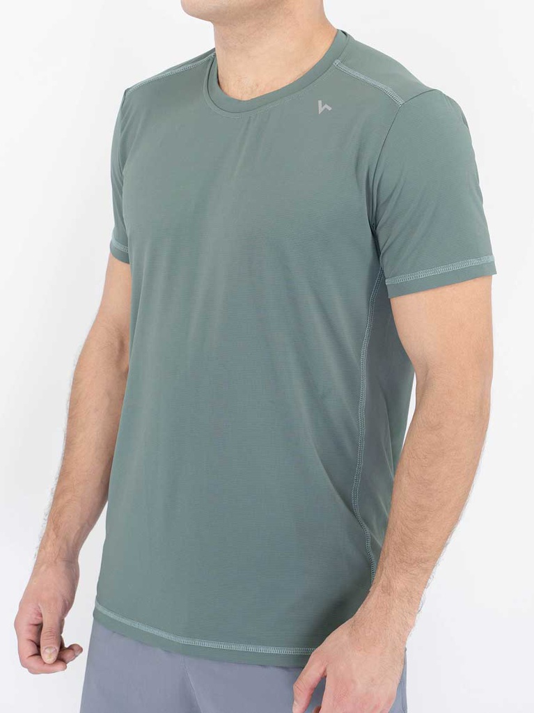 Remera Regular DRY Verde Musgo