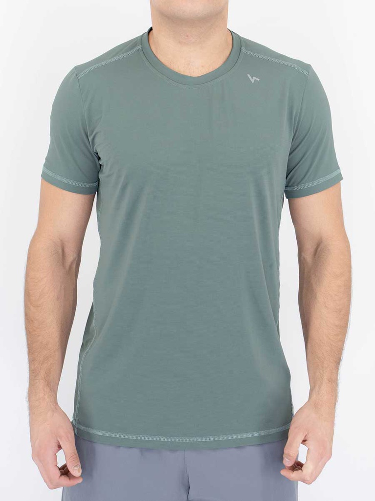 Remera Regular DRY Verde Musgo