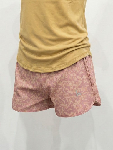 Short Camo Niña Estampado Beige