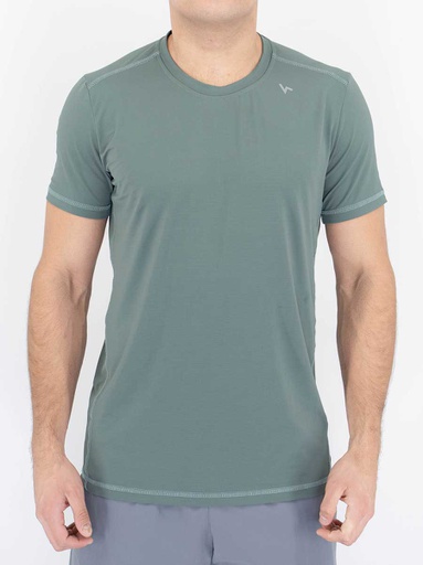 Remera Regular DRY Verde Musgo