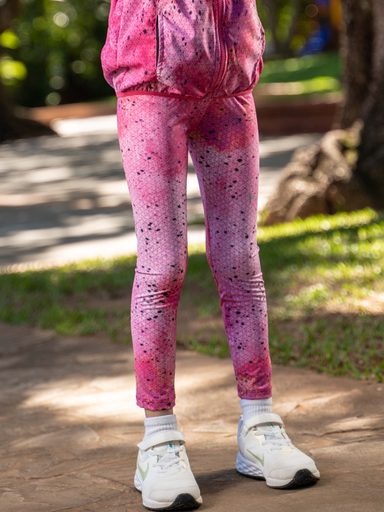 Legging  Niña Estampado Rosa